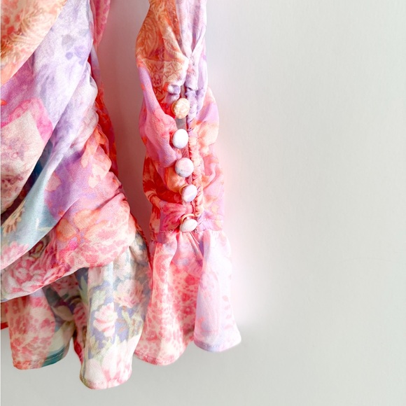 For Love And Lemons Gradiant Ruffle Dress - Picture 8 of 14